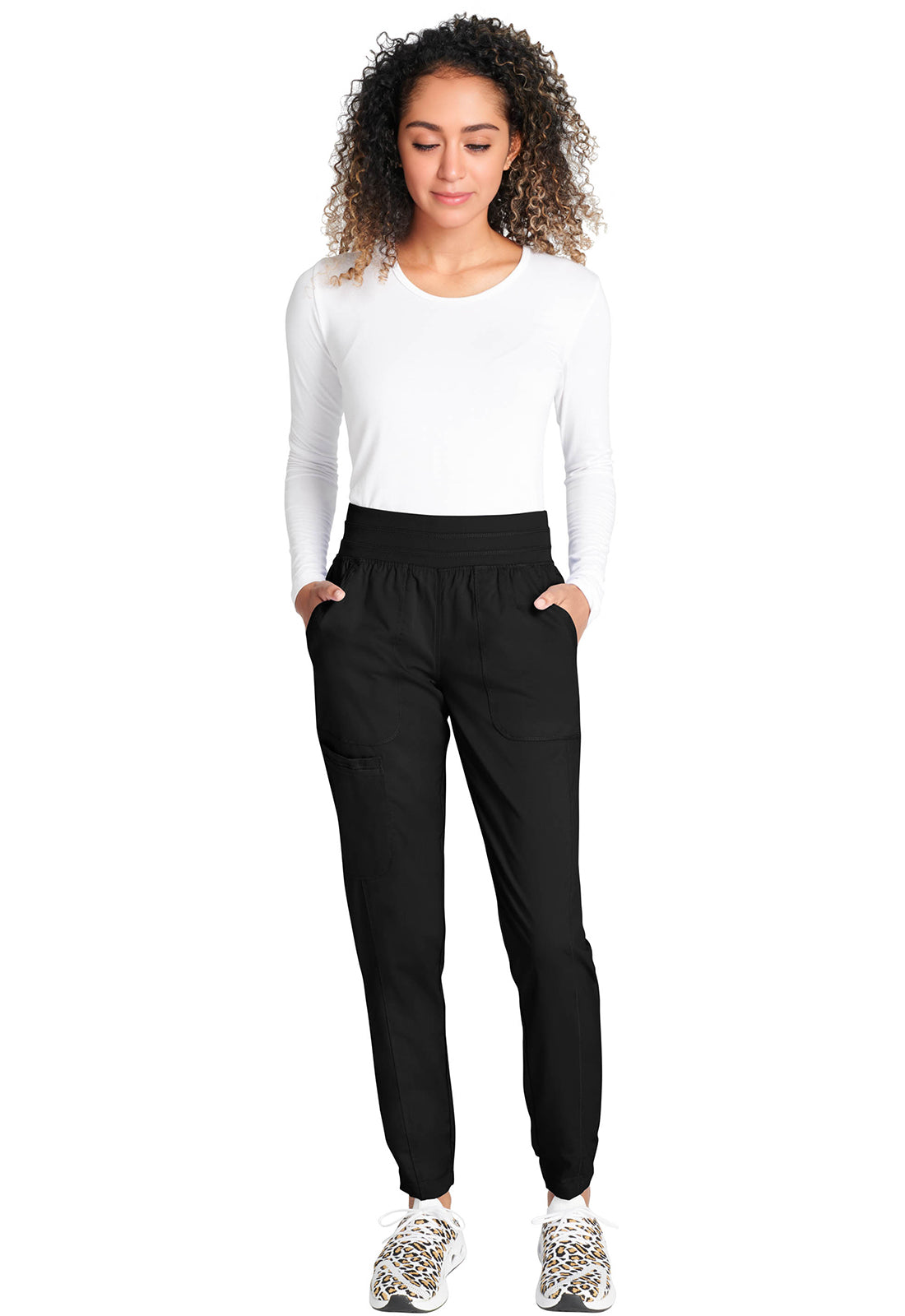 Natural Rise Jogger met ademende mesh tailleband en 2-way stretch WWE011