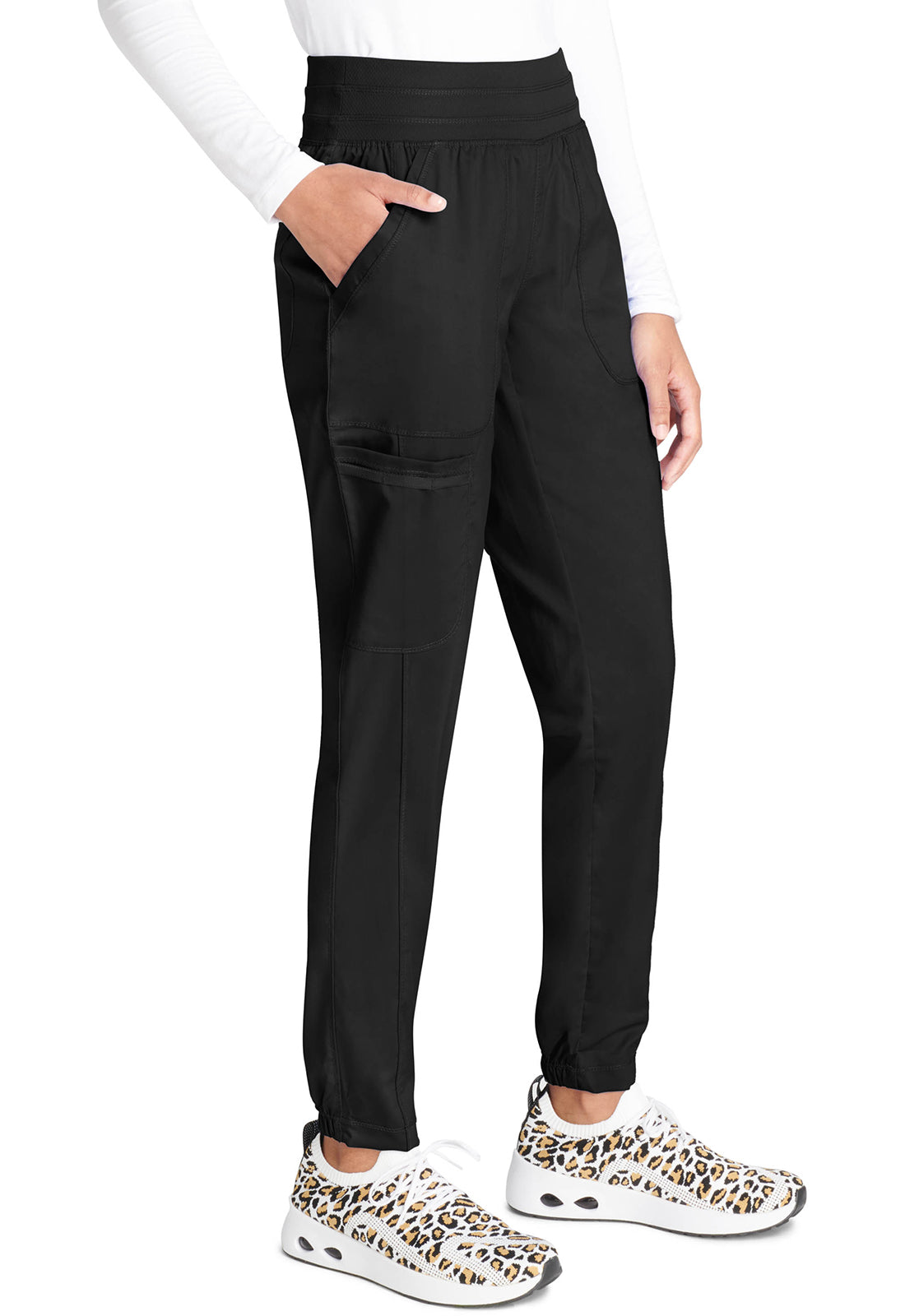 Natural Rise Jogger met ademende mesh tailleband en 2-way stretch WWE011
