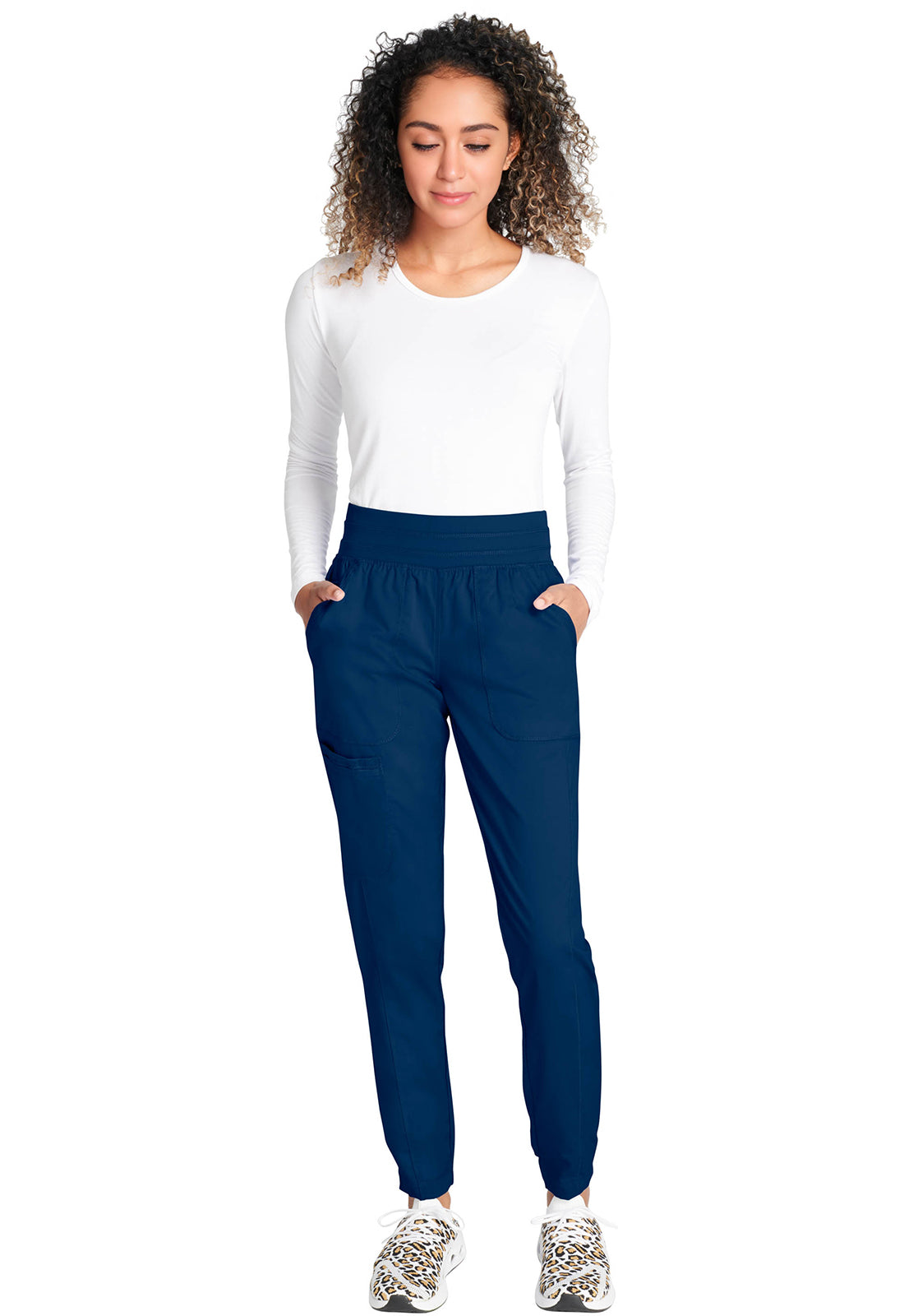 Natural Rise Jogger met ademende mesh tailleband en 2-way stretch WWE011