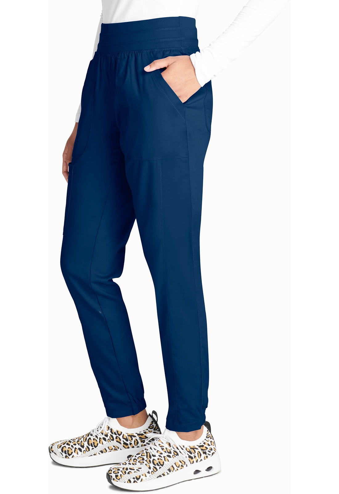 Natural Rise Jogger met ademende mesh tailleband en 2-way stretch WWE011