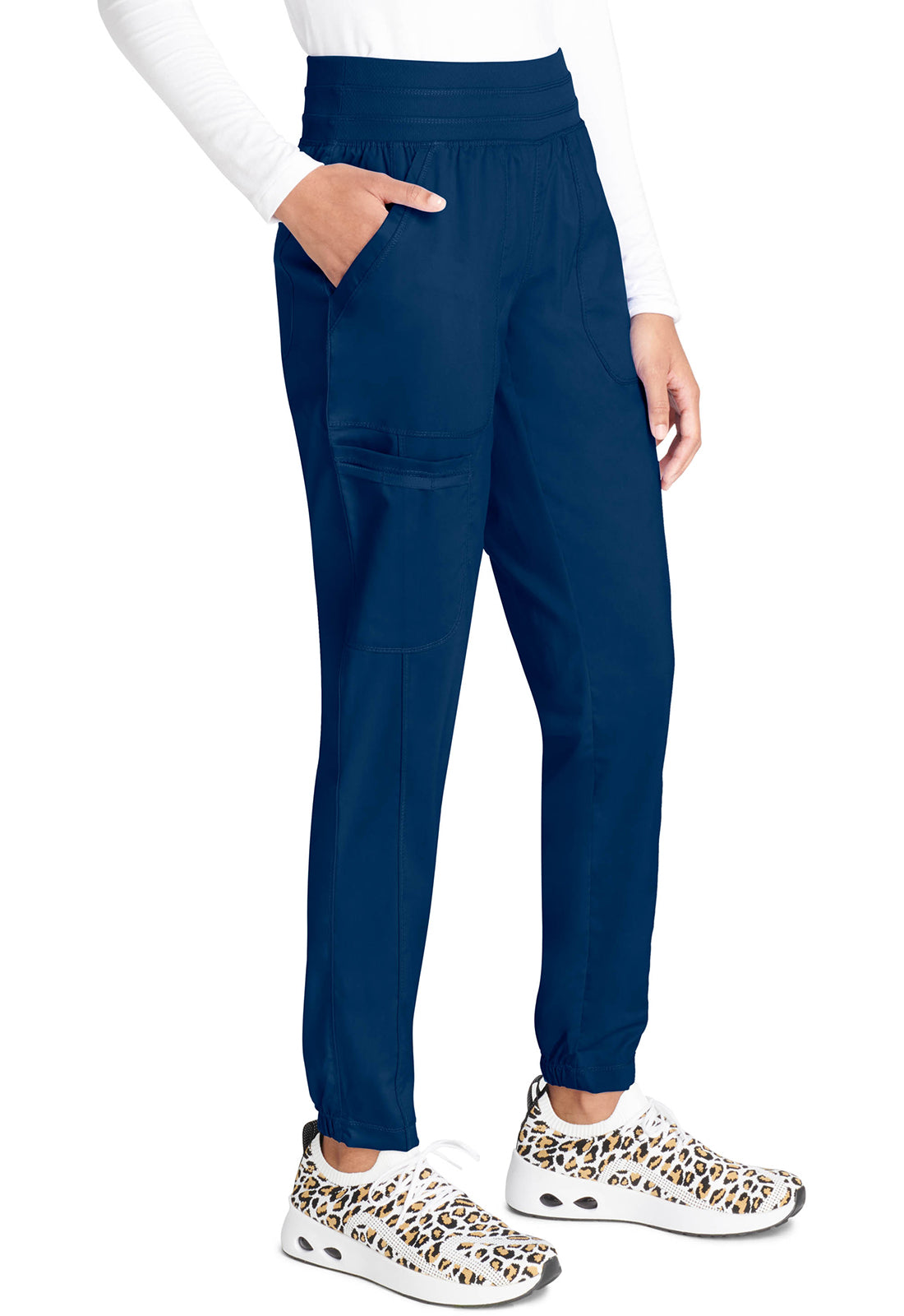 Natural Rise Jogger met ademende mesh tailleband en 2-way stretch WWE011