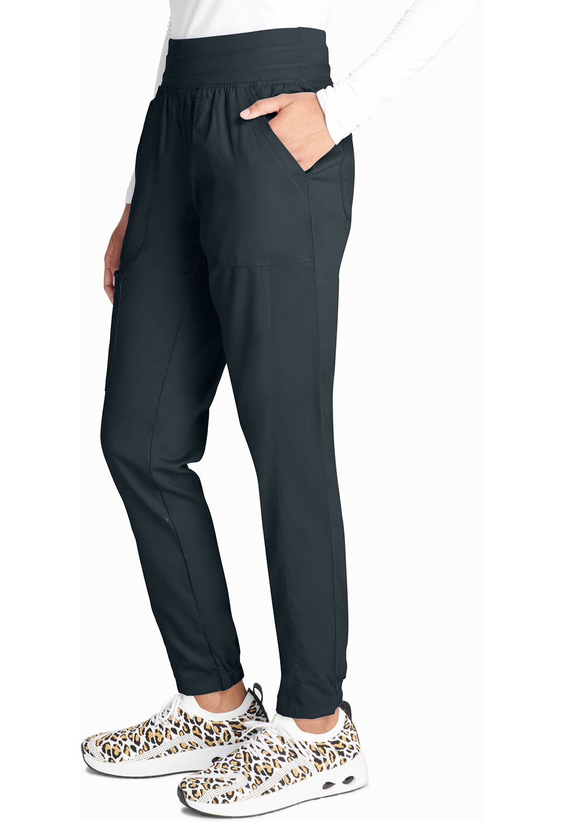 Natural Rise Jogger met ademende mesh tailleband en 2-way stretch WWE011