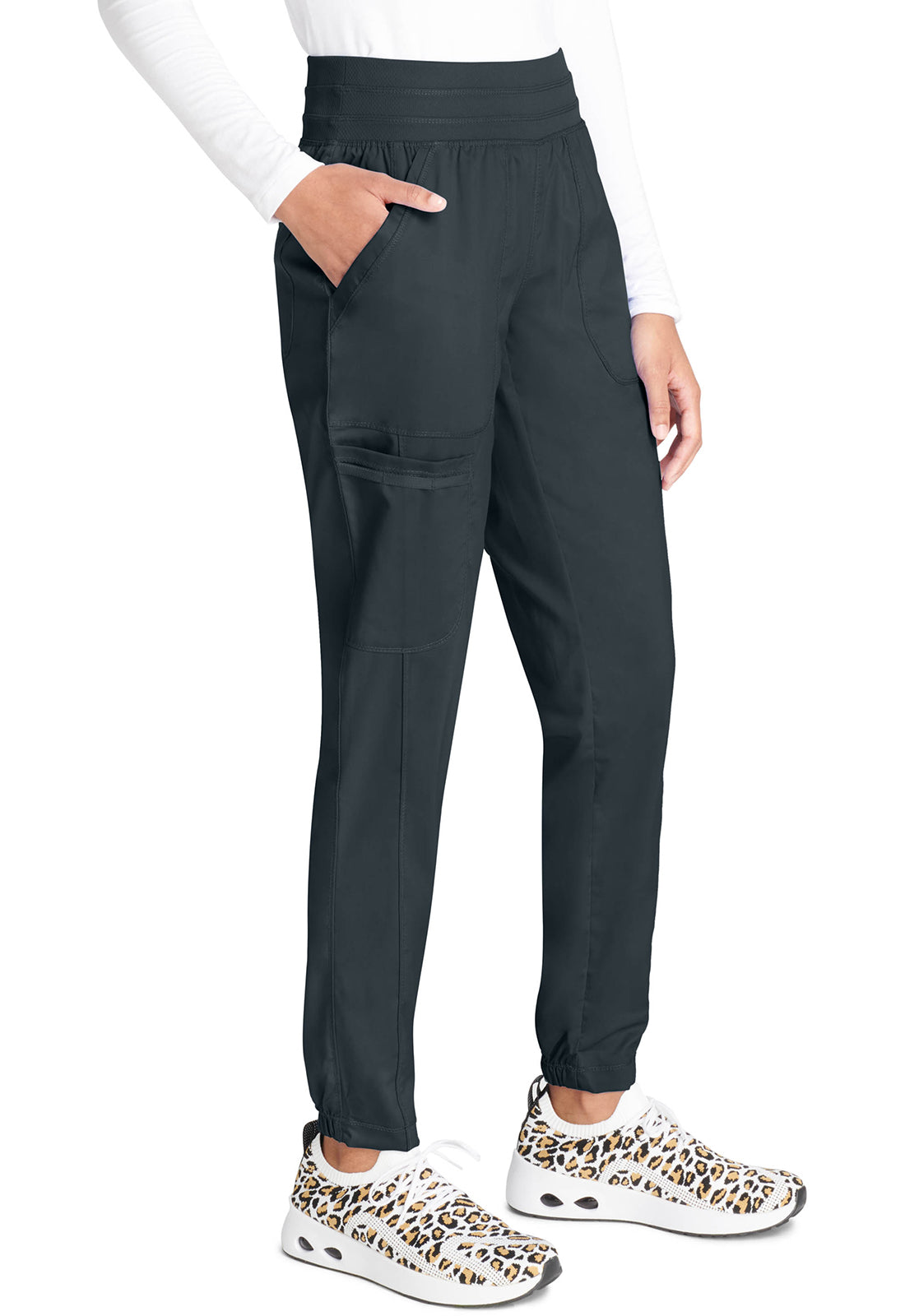 Natural Rise Jogger met ademende mesh tailleband en 2-way stretch WWE011
