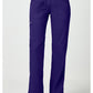 Pull-on broek met middelhoge taille en rechte pijpen met elastische tailleband en cargozak WWE110