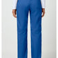 Pull-on broek met middelhoge taille en rechte pijpen met elastische tailleband en cargozak WWE110