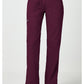 Pull-on broek met middelhoge taille en rechte pijpen met elastische tailleband en cargozak WWE110