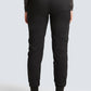 Halfhoge joggingbroek met taps toelopende pijpen en gebreide tailleband WWE115