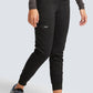 Halfhoge joggingbroek met taps toelopende pijpen en gebreide tailleband WWE115