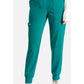 Halfhoge joggingbroek met taps toelopende pijpen en gebreide tailleband WWE115