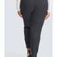 Halfhoge joggingbroek met taps toelopende pijpen en gebreide tailleband WWE115