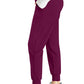 Halfhoge joggingbroek met taps toelopende pijpen en gebreide tailleband WWE115