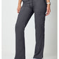 Cherokee Workwear Mid-rise jeans met gematigde uitlopende pijpen en trekkoord met cargozakken en 2-way stretch WWE120