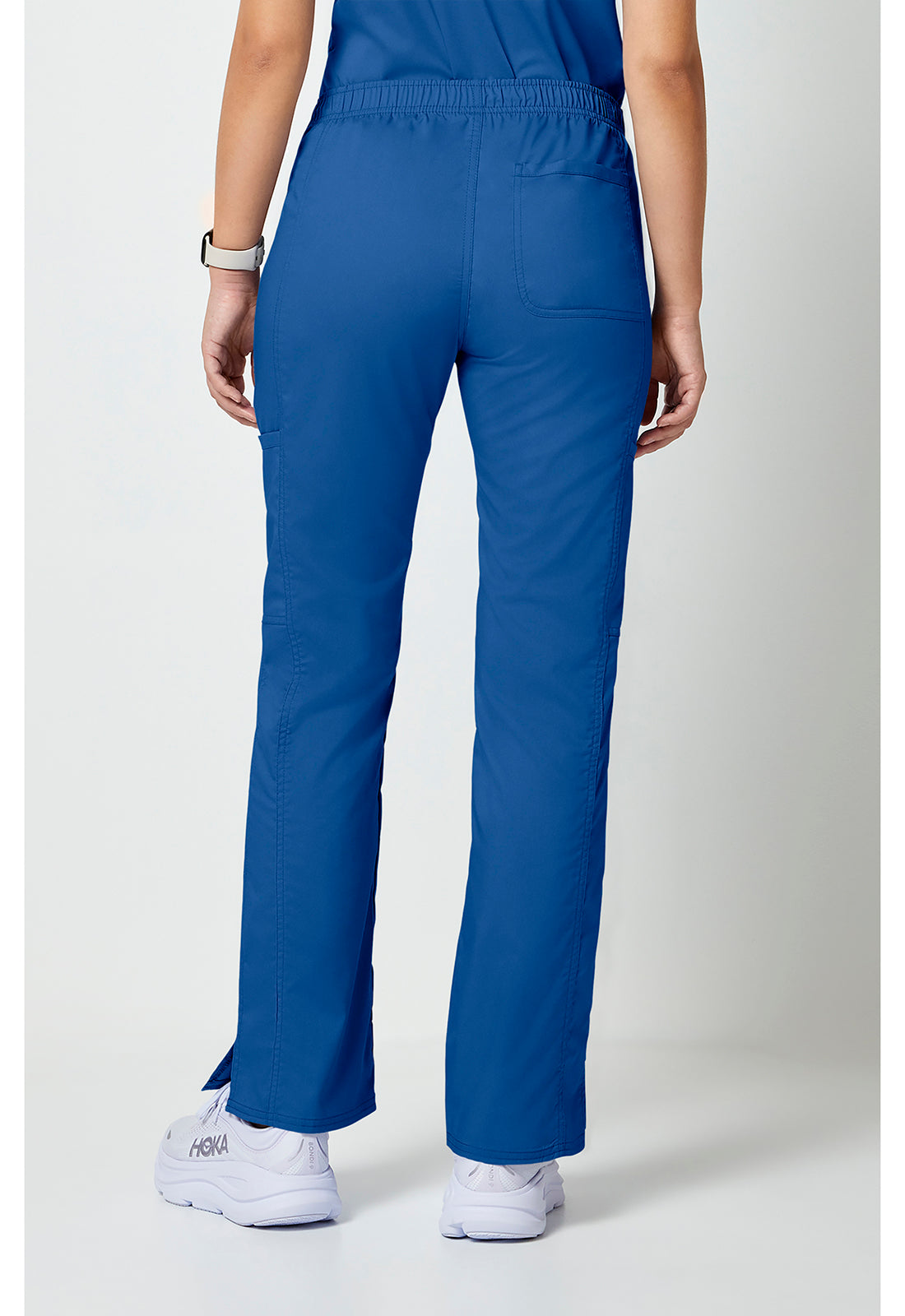 Cherokee Workwear Mid-rise jeans met gematigde uitlopende pijpen en trekkoord met cargozakken en 2-way stretch WWE120