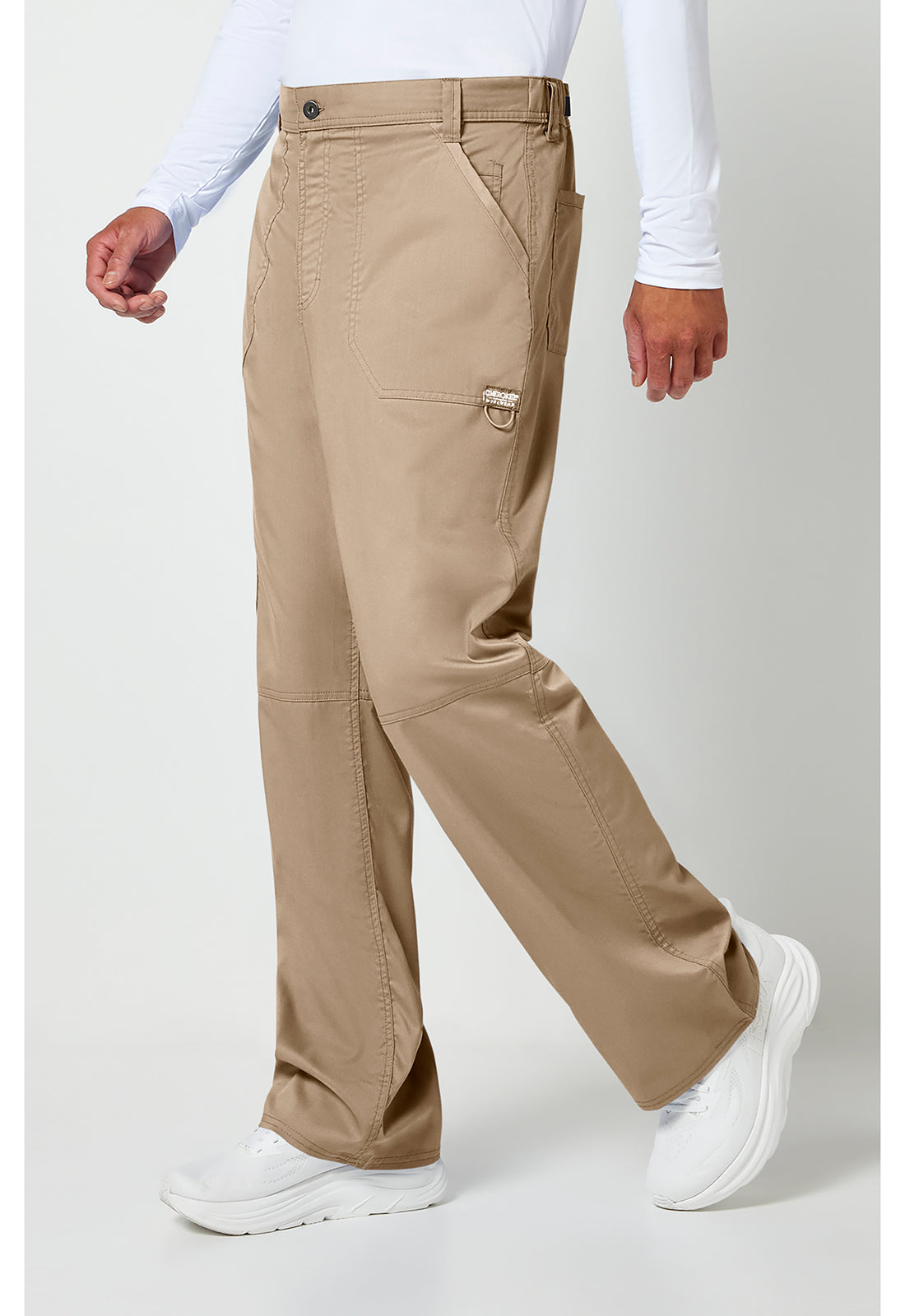 Cherokee Workwear Herenbroek met middelhoge taille en taps toelopende pijpen met 7 zakken en 2-way stretch WWE140