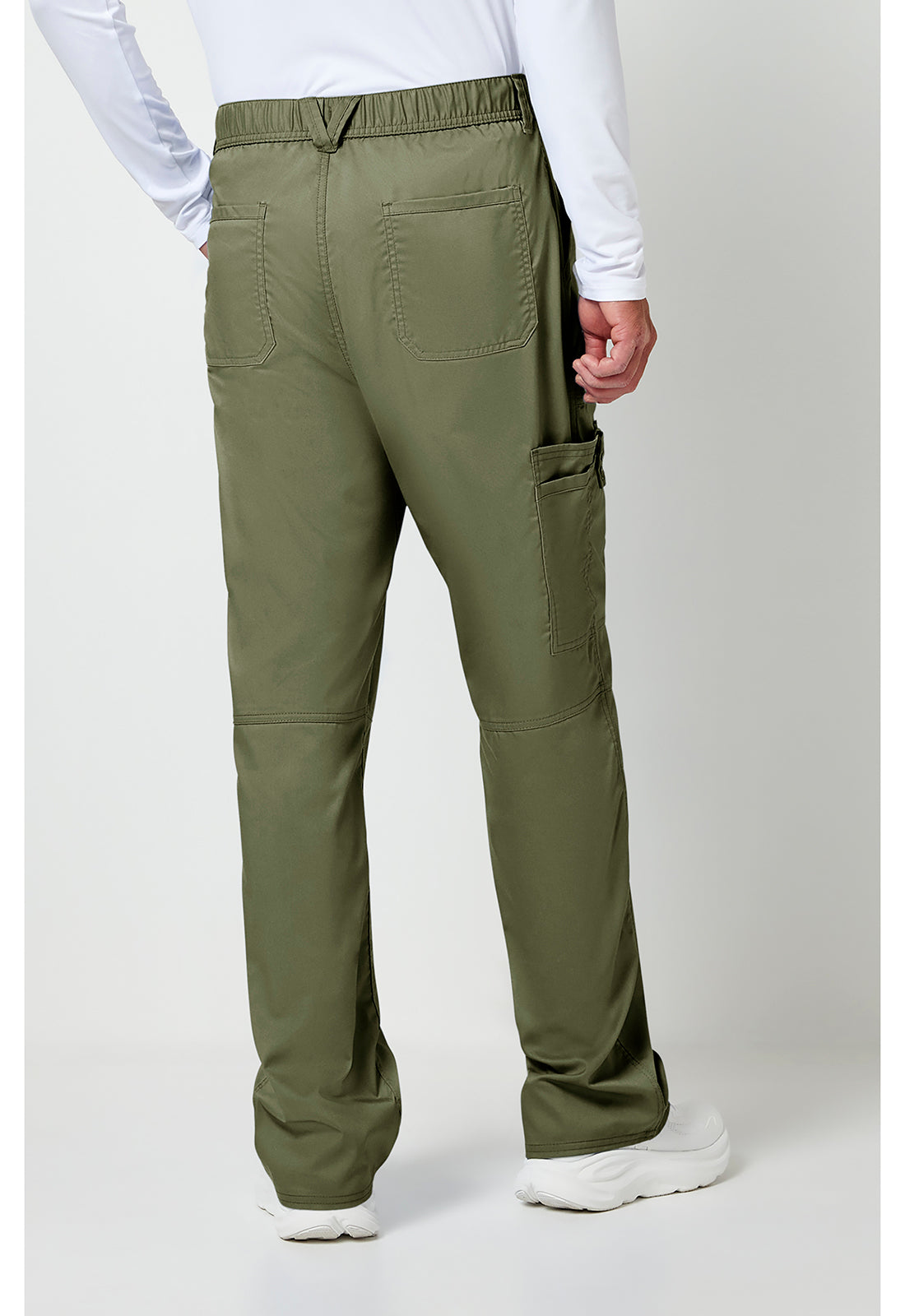 Cherokee Workwear Herenbroek met middelhoge taille en taps toelopende pijpen met 7 zakken en 2-way stretch WWE140