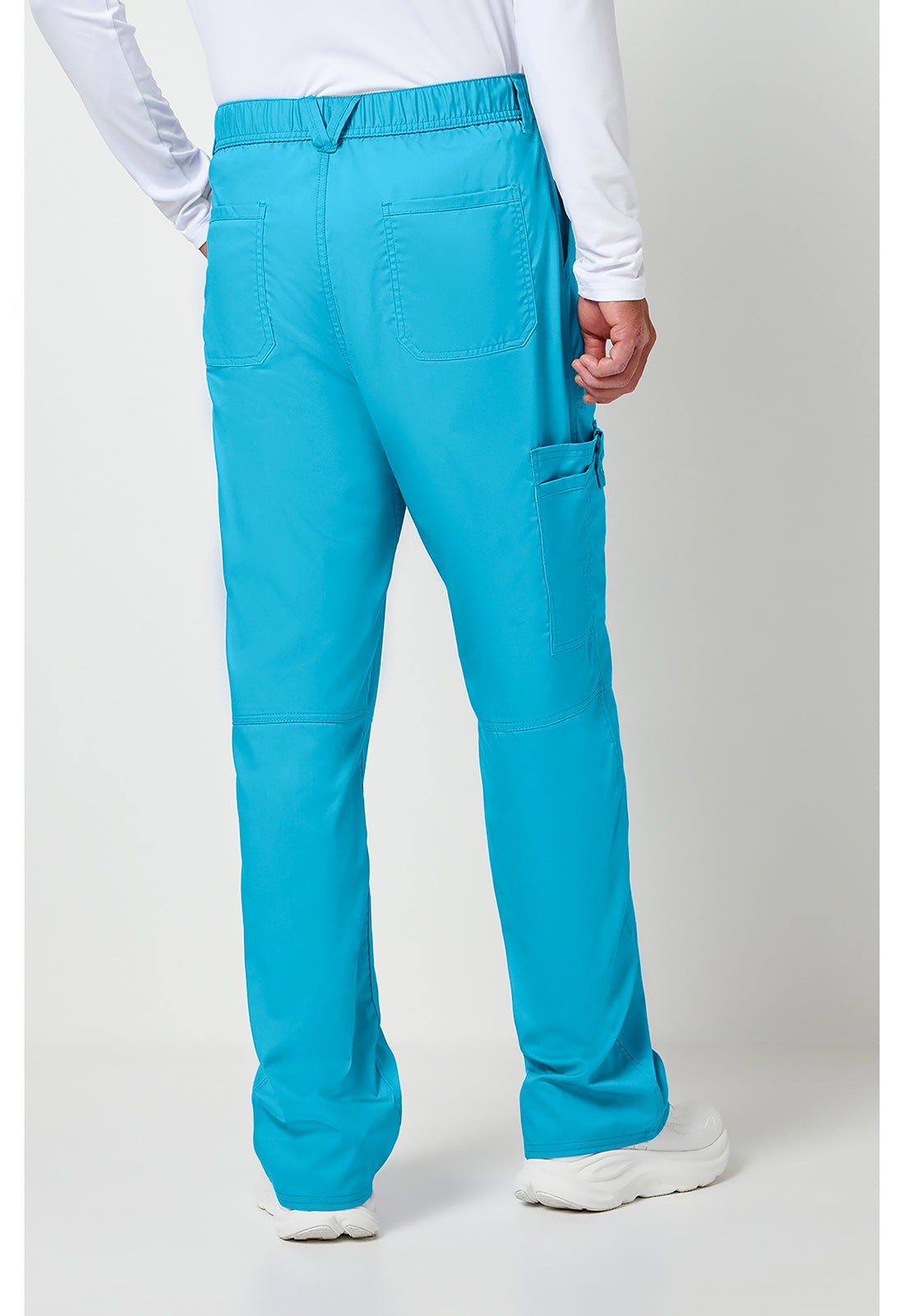 Cherokee Workwear Herenbroek met middelhoge taille en taps toelopende pijpen met 7 zakken en 2-way stretch WWE140