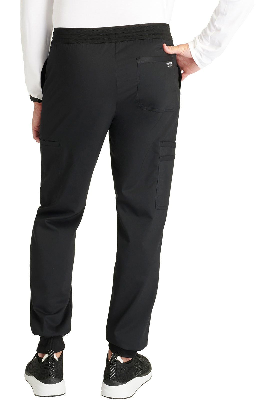 Heren joggingbroek met meshdetails en taps toelopende pijpen WWE251
