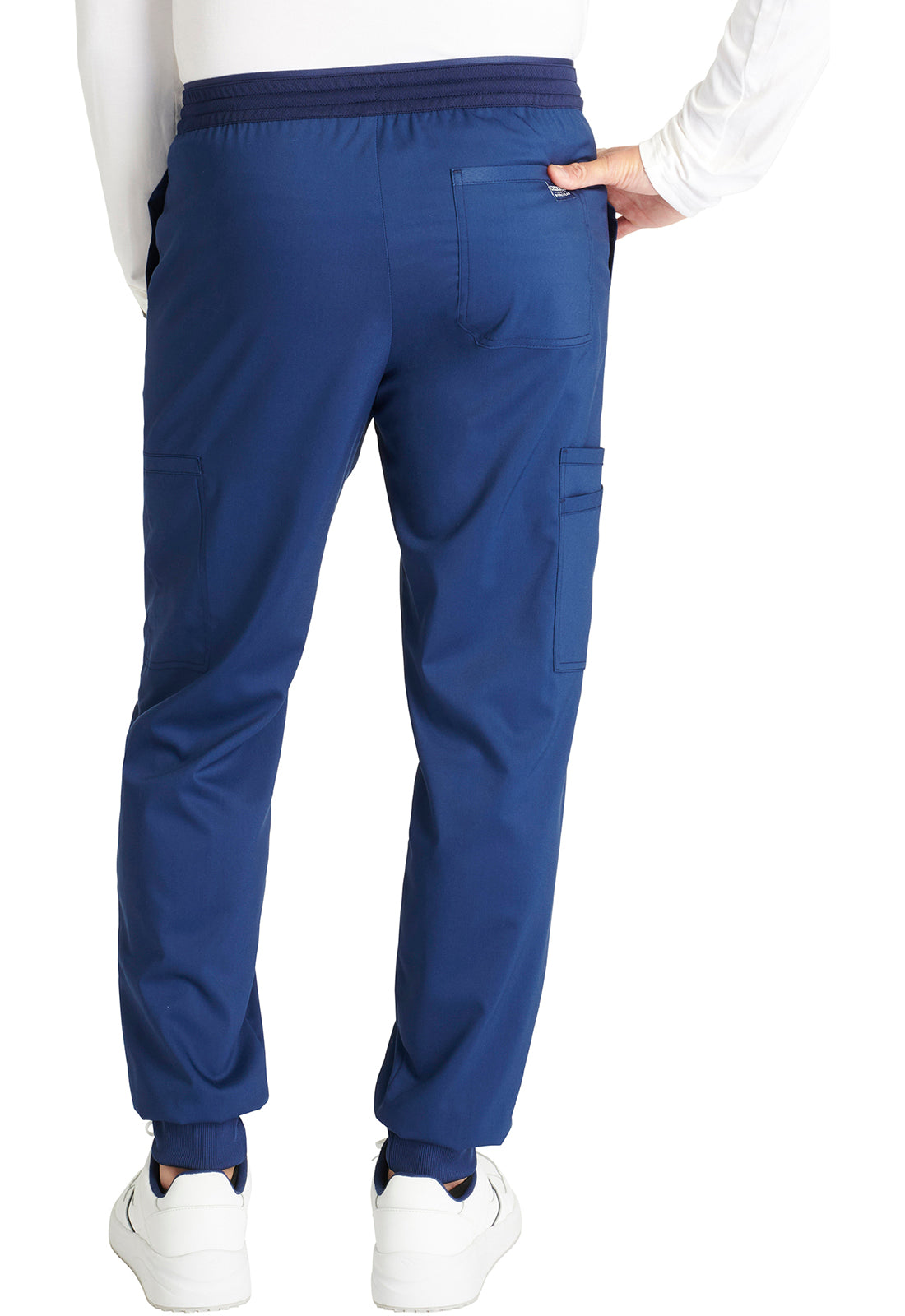 Heren joggingbroek met meshdetails en taps toelopende pijpen WWE251