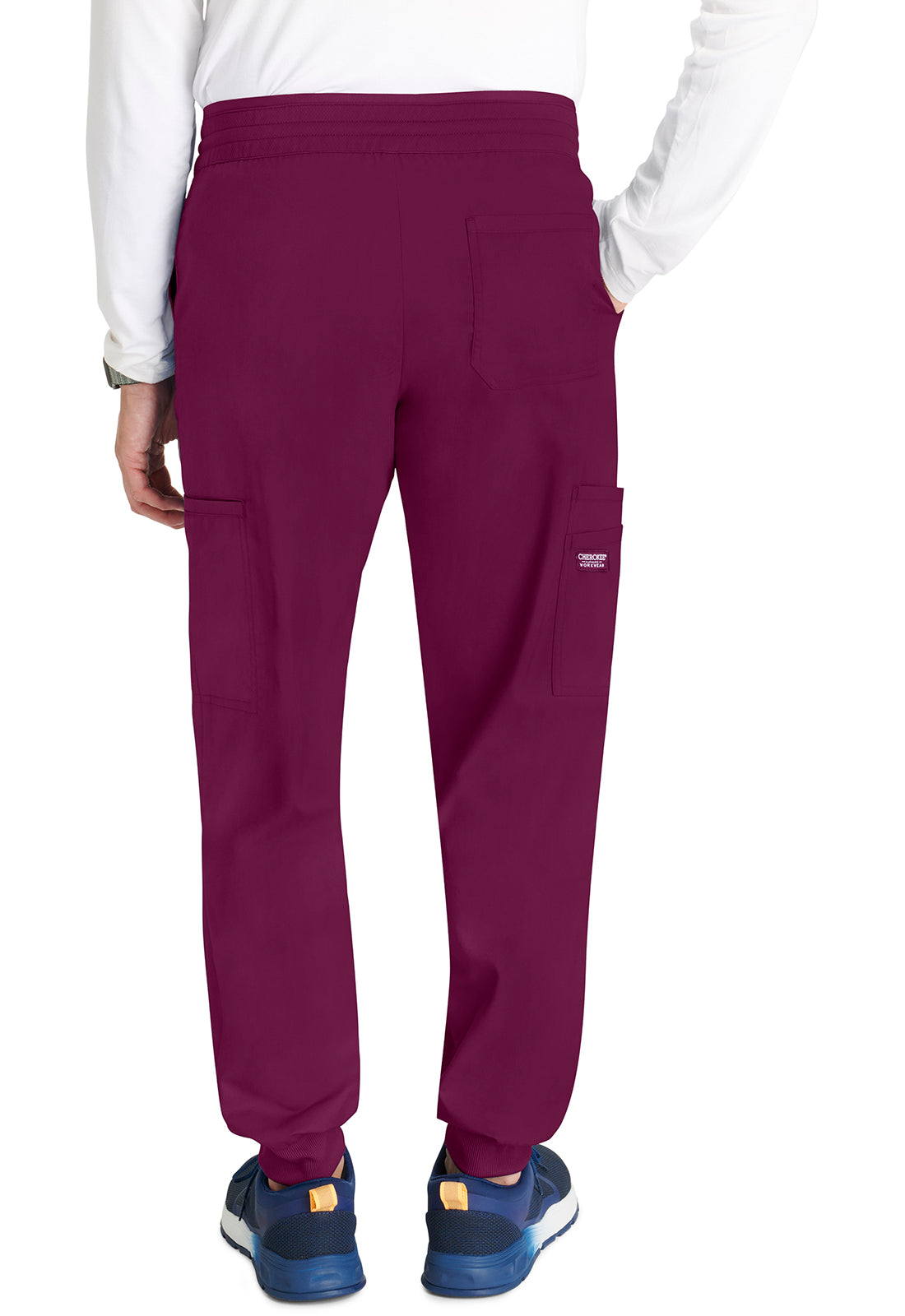 Heren joggingbroek met meshdetails en taps toelopende pijpen WWE251