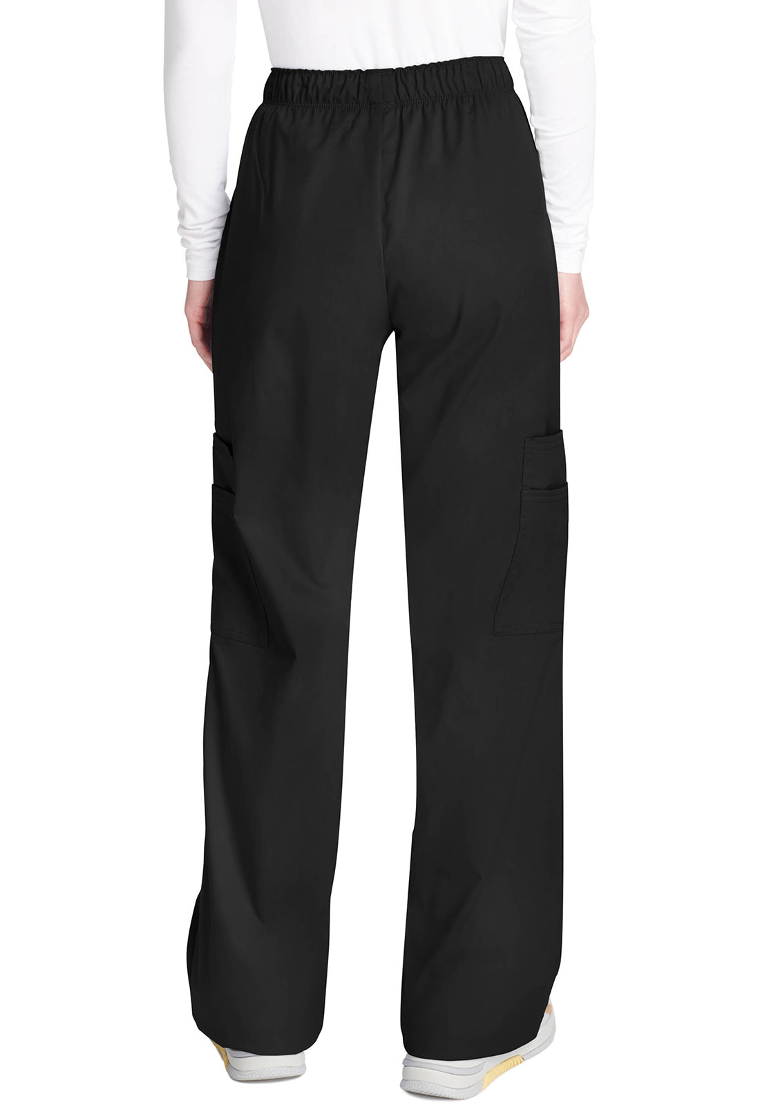 Cargo broek met middelhoge taille en elastische tailleband met 7 zakken en Core Stretch WWE4005