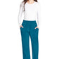 Cargo broek met middelhoge taille en elastische tailleband met 7 zakken en Core Stretch WWE4005