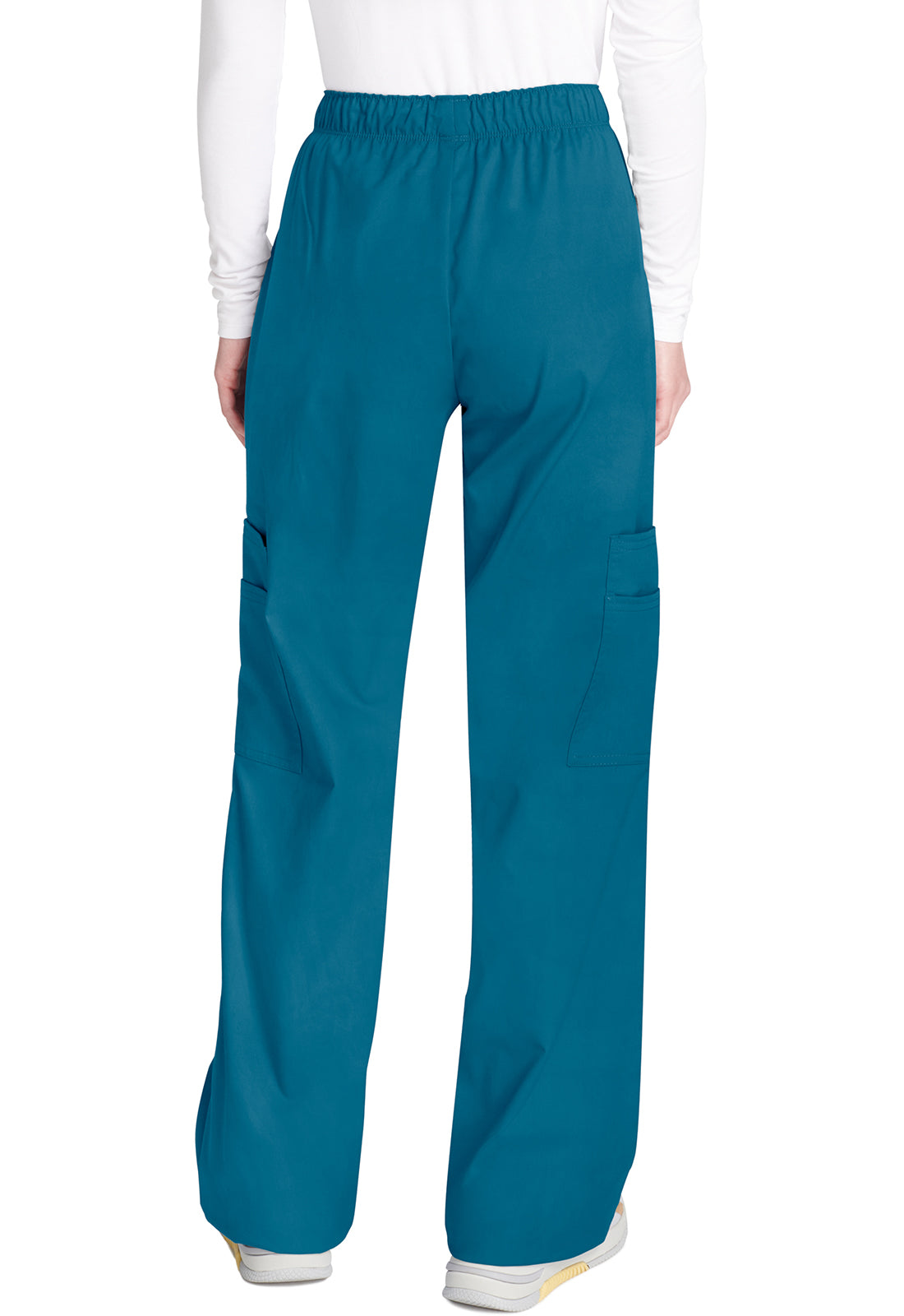 Cargo broek met middelhoge taille en elastische tailleband met 7 zakken en Core Stretch WWE4005