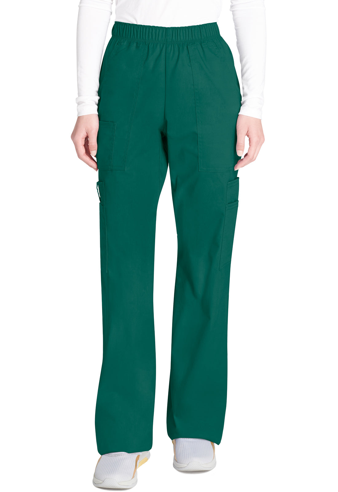 Cargo broek met middelhoge taille en elastische tailleband met 7 zakken en Core Stretch WWE4005