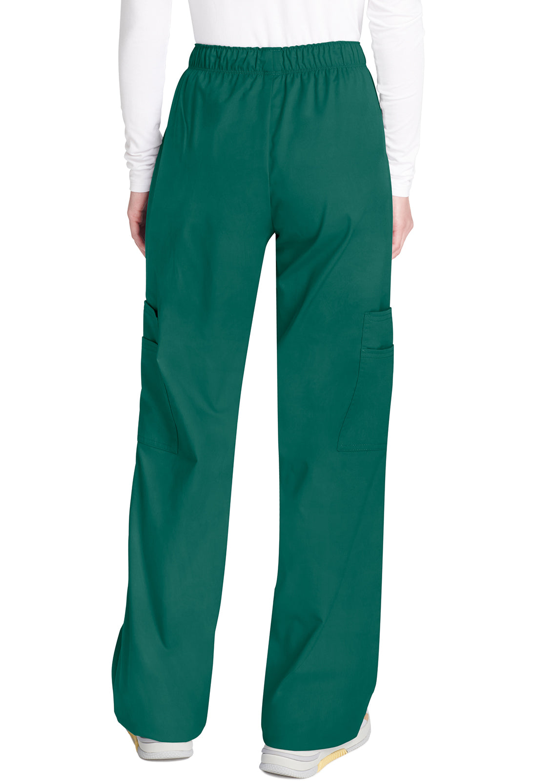 Cargo broek met middelhoge taille en elastische tailleband met 7 zakken en Core Stretch WWE4005