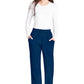Cargo broek met middelhoge taille en elastische tailleband met 7 zakken en Core Stretch WWE4005