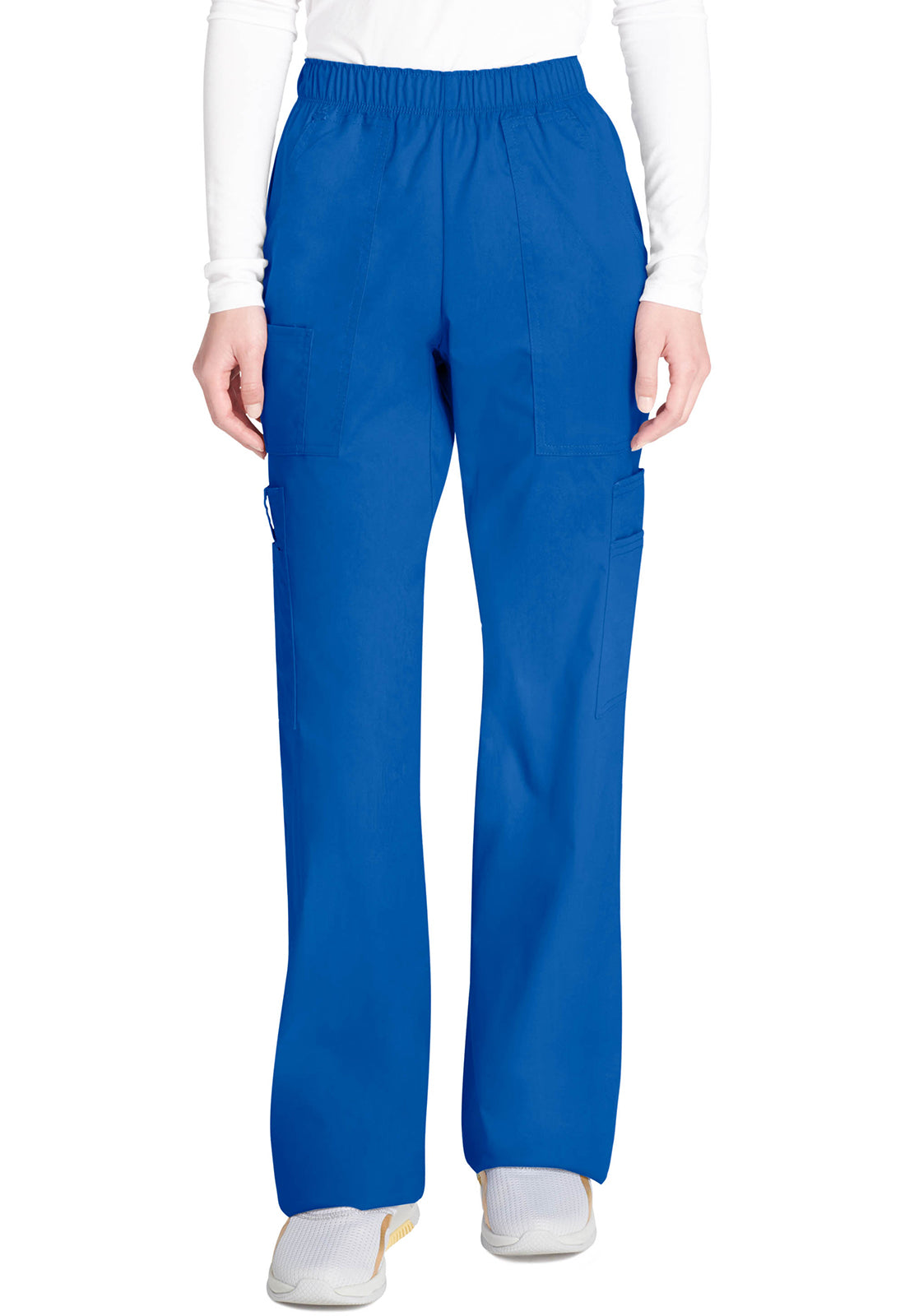Cargo broek met middelhoge taille en elastische tailleband met 7 zakken en Core Stretch WWE4005