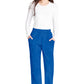 Cargo broek met middelhoge taille en elastische tailleband met 7 zakken en Core Stretch WWE4005
