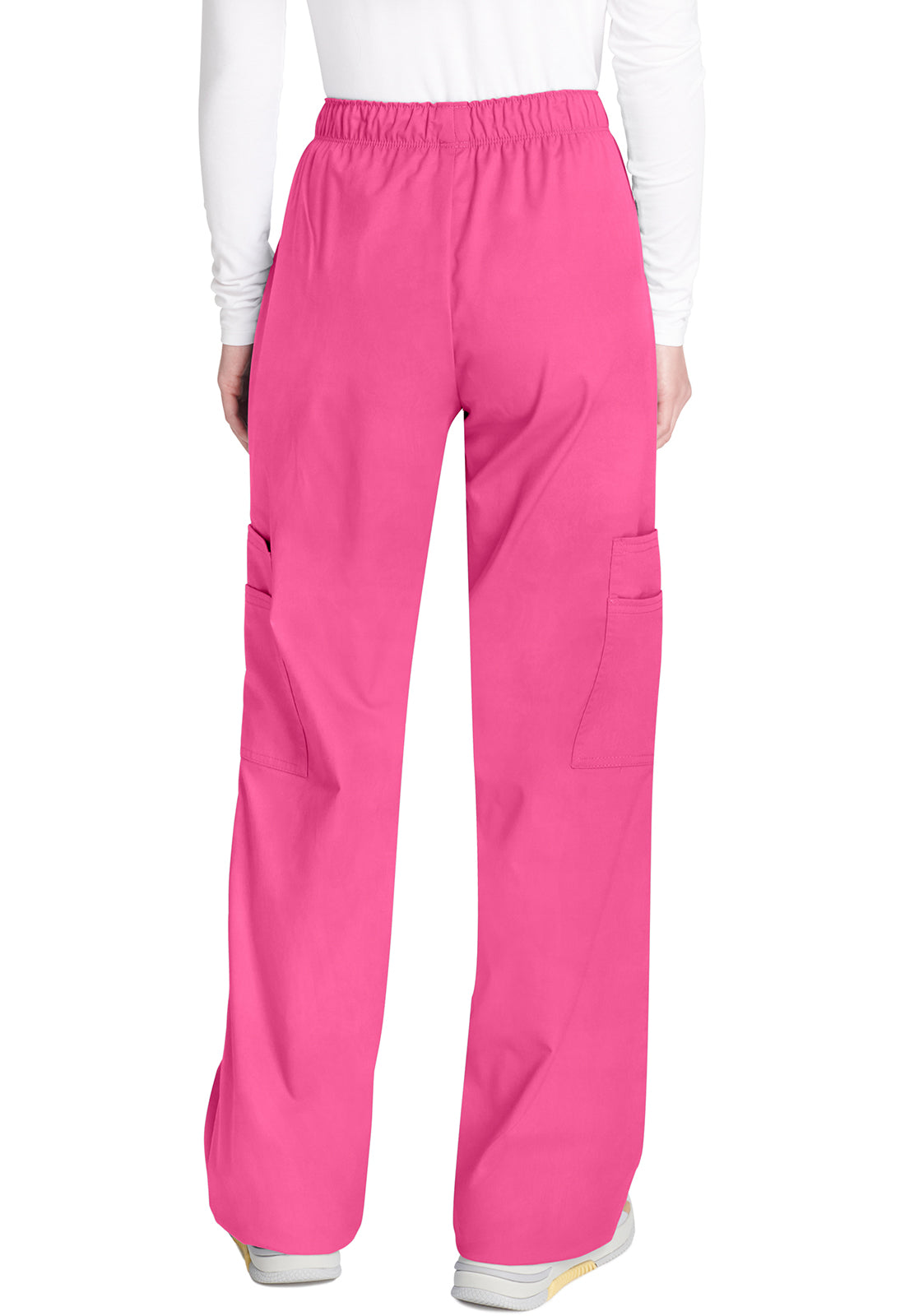 Cargo broek met middelhoge taille en elastische tailleband met 7 zakken en Core Stretch WWE4005