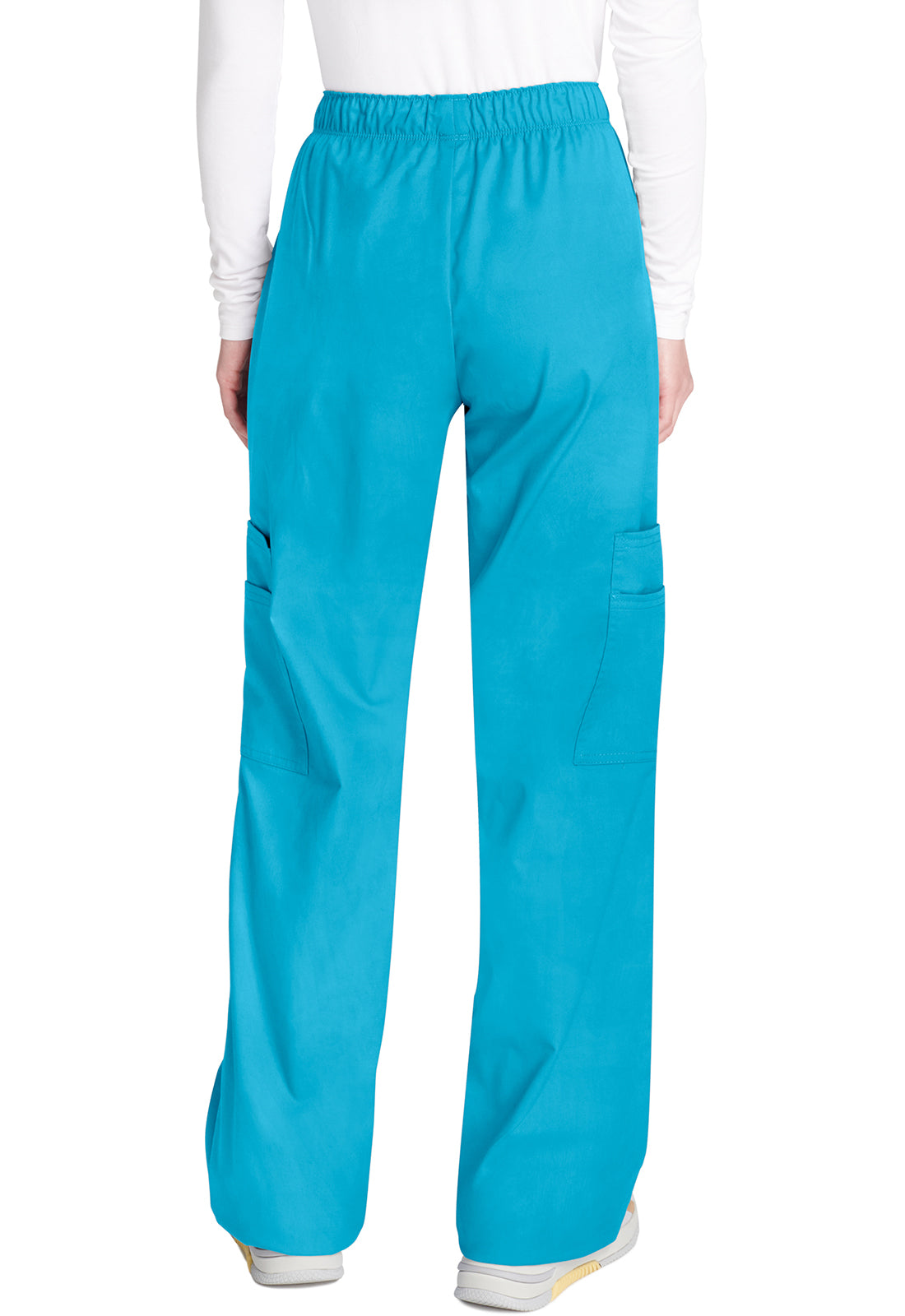 Cargo broek met middelhoge taille en elastische tailleband met 7 zakken en Core Stretch WWE4005