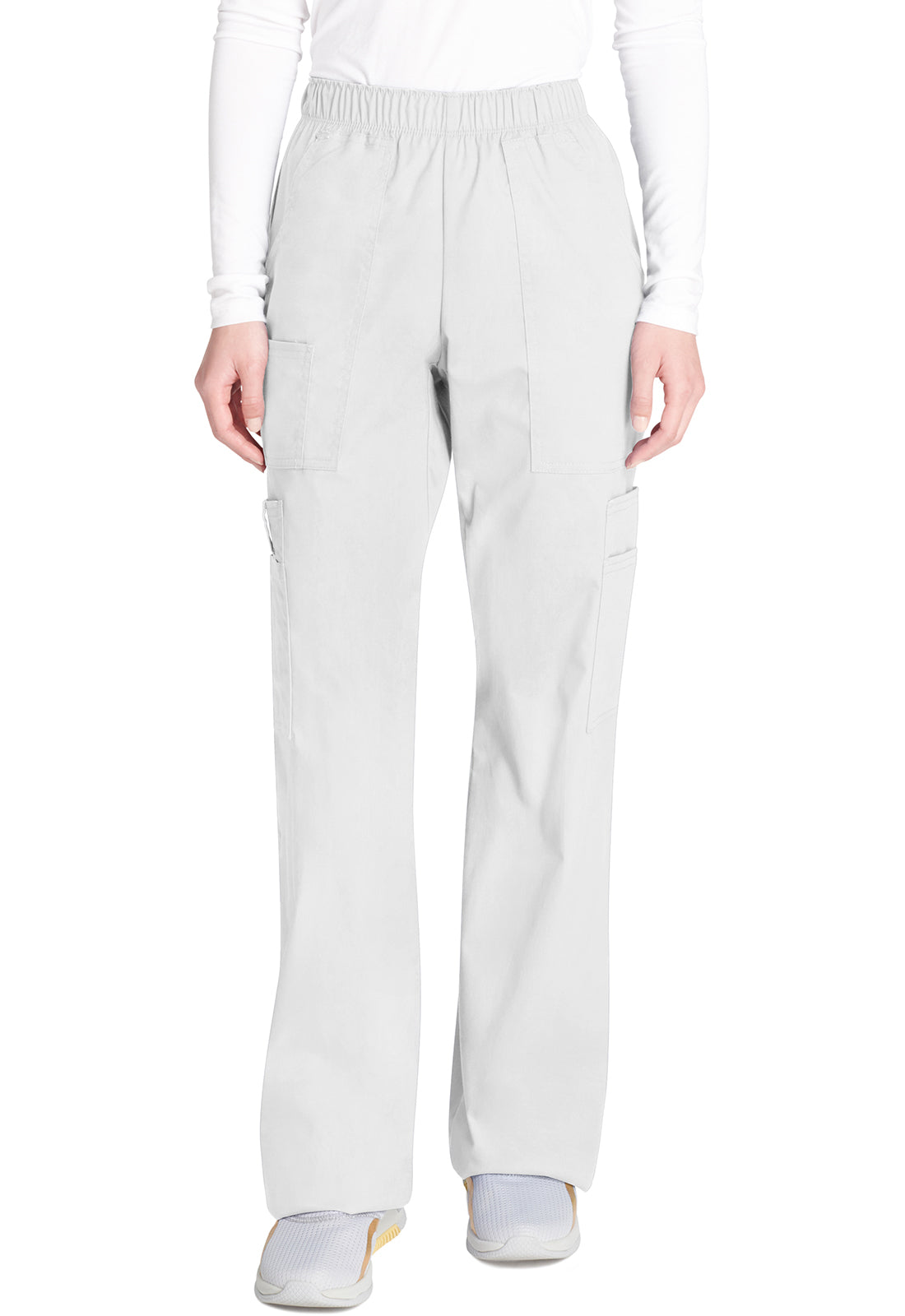 Cargo broek met middelhoge taille en elastische tailleband met 7 zakken en Core Stretch WWE4005