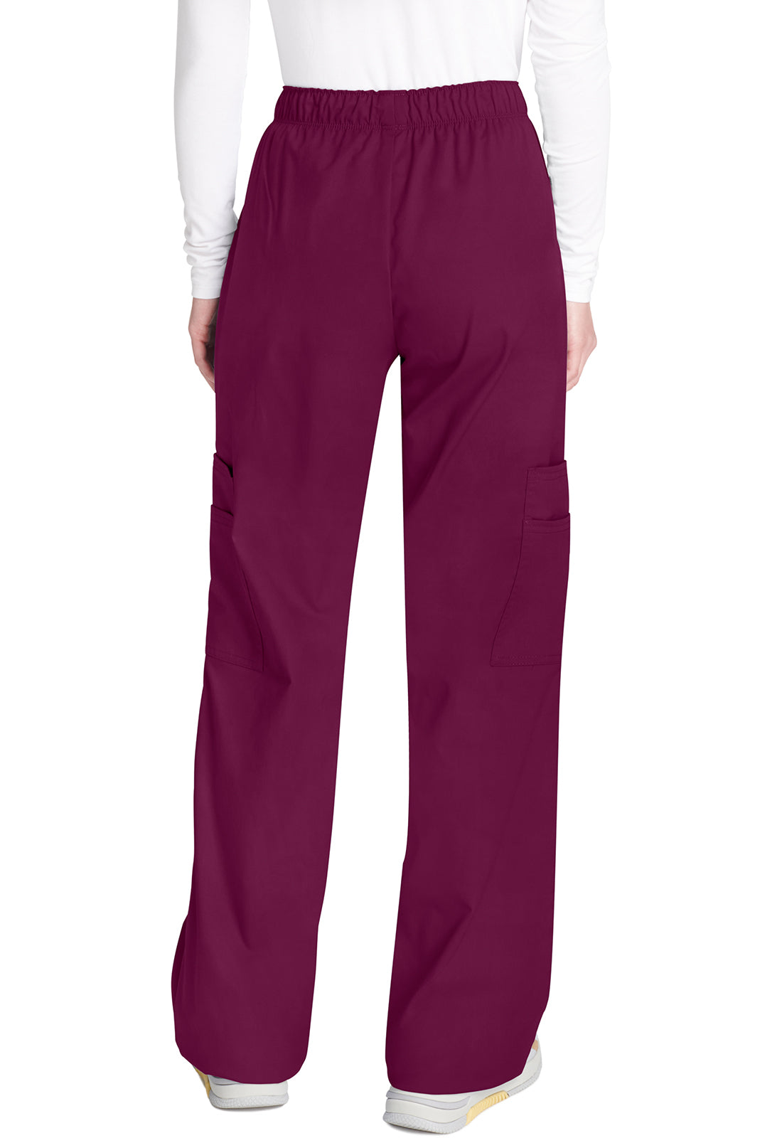 Cargo broek met middelhoge taille en elastische tailleband met 7 zakken en Core Stretch WWE4005