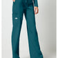 Unisex cargo broek met trekkoord met rechte pijpen en Core Stretch WWE4043