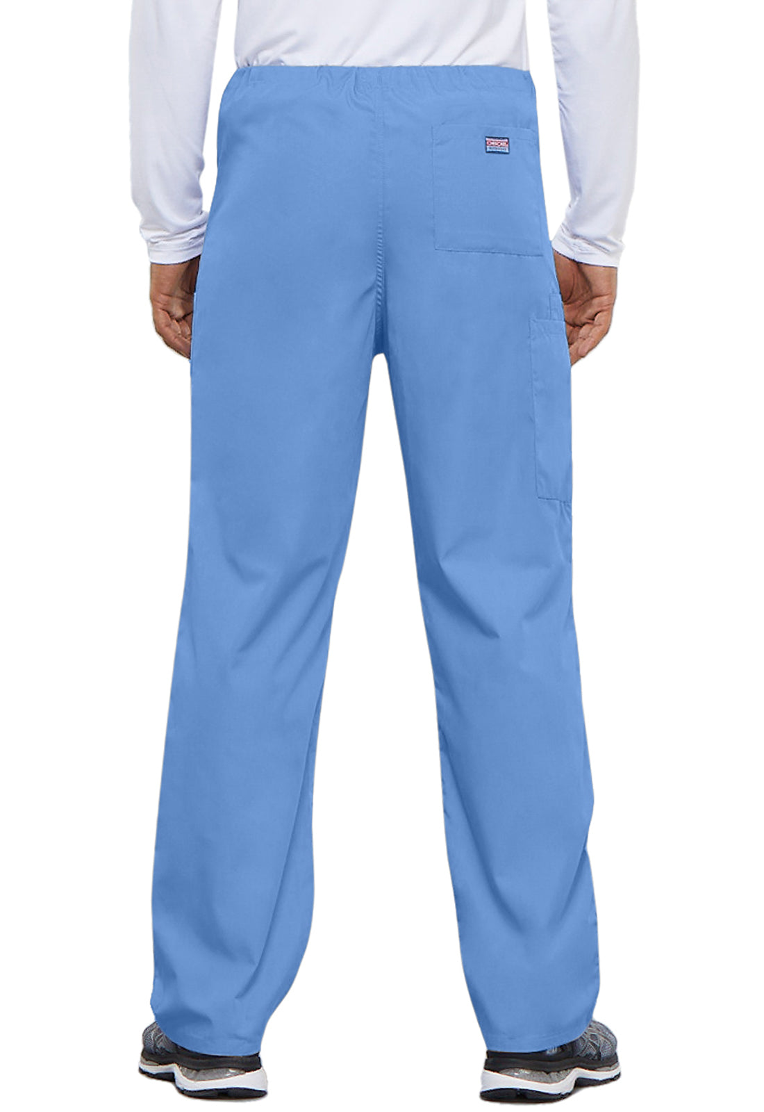 Unisex cargo broek met trekkoord met rechte pijpen en traditionele pasvorm