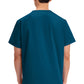 Unisex V-hals top met traditionele pasvorm en borstzak WWE4876