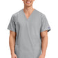 Unisex V-hals top met traditionele pasvorm en borstzak WWE4876