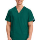 Unisex V-hals top met traditionele pasvorm en borstzak WWE4876