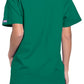 Unisex V-hals top met traditionele pasvorm en borstzak WWE4876