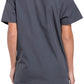 Unisex V-hals top met traditionele pasvorm en borstzak WWE4876