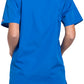 Unisex V-hals top met traditionele pasvorm en borstzak WWE4876