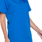 Unisex V-hals top met traditionele pasvorm en borstzak WWE4876