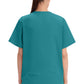 Unisex V-hals top met traditionele pasvorm en borstzak WWE4876