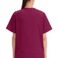 Unisex V-hals top met traditionele pasvorm en borstzak WWE4876