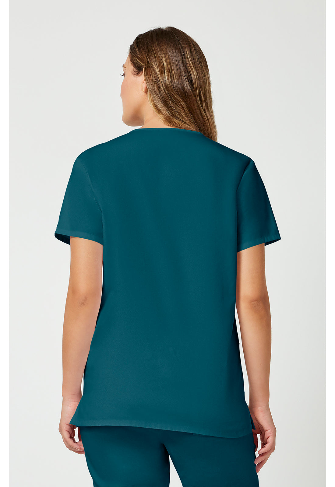 Unisex top en broek set met V-hals en trekkoordbroek WWE530C