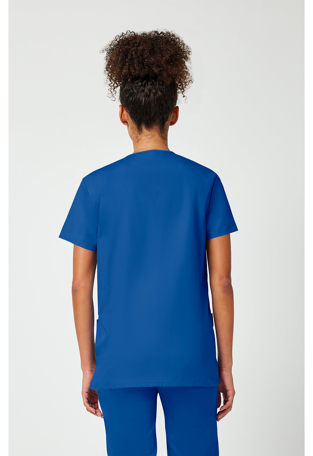 Unisex top en broek set met V-hals en trekkoordbroek WWE530C