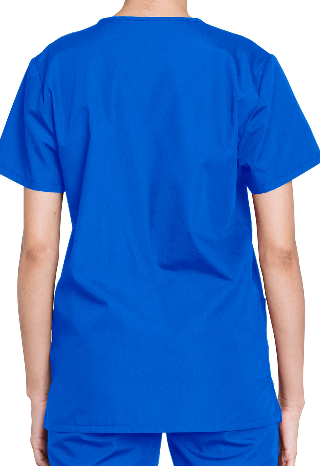 Unisex top en broek set met V-hals en trekkoordbroek WWE530C