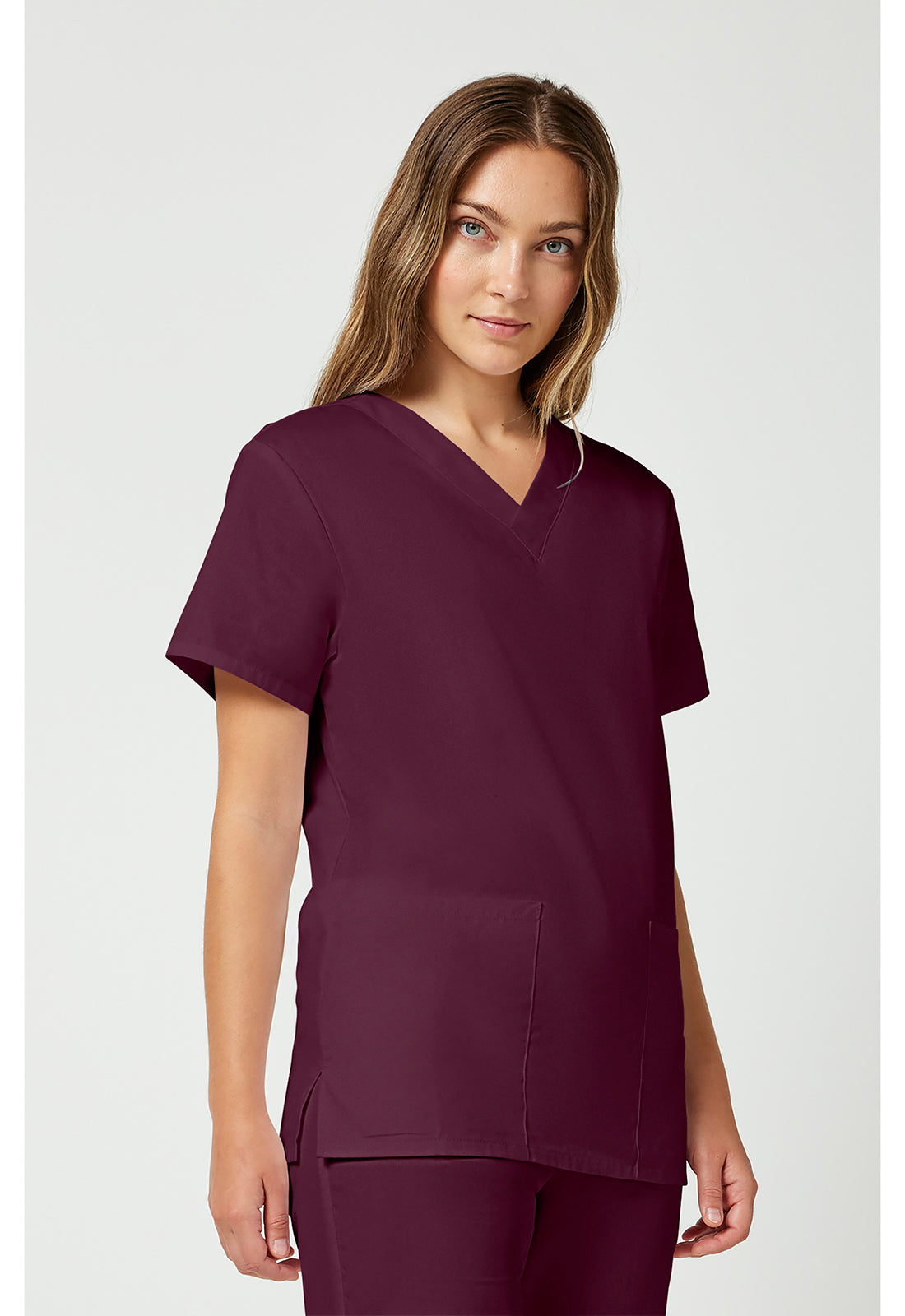 Unisex top en broek set met V-hals en trekkoordbroek WWE530C